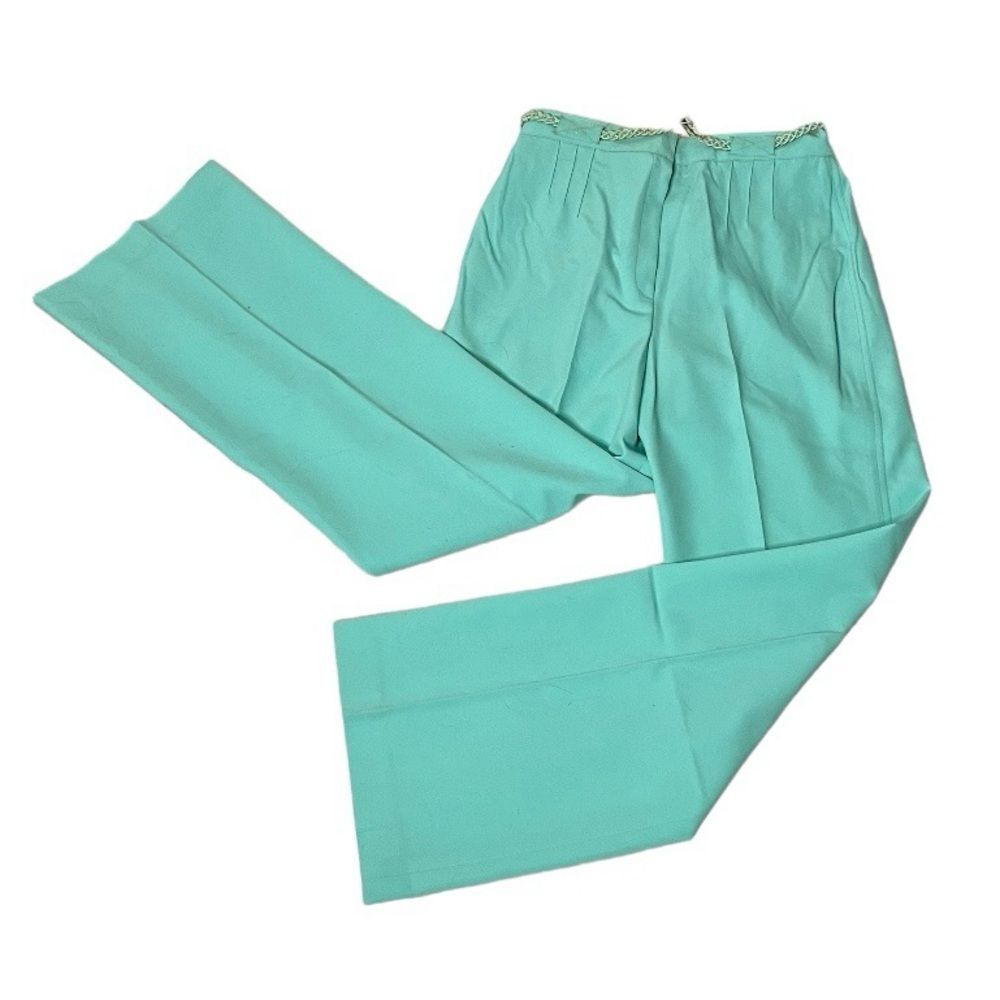 PANTHERS Pants Slacks Green VINTAGE Dacron New NOS DS 60’s - 70’s